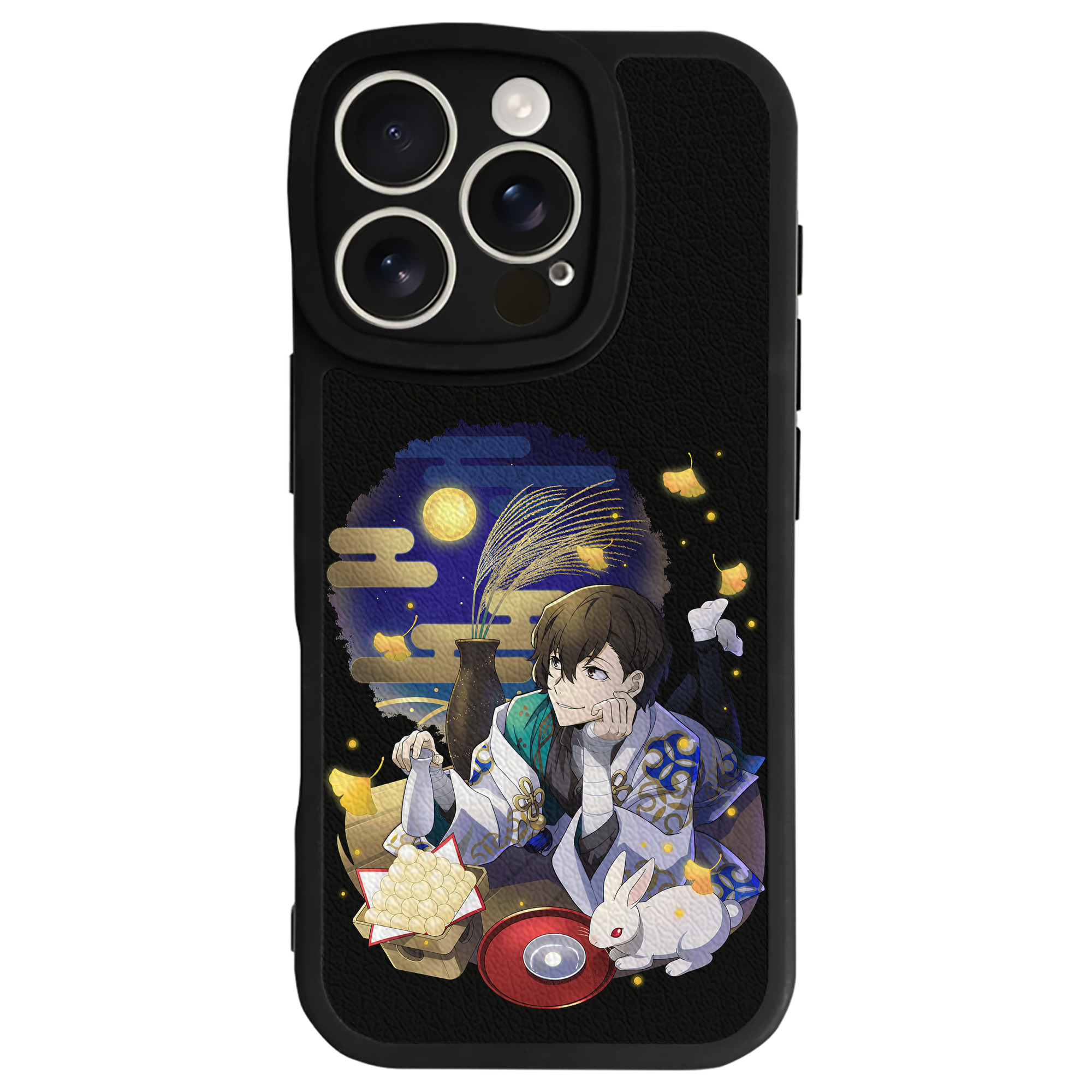 （画像用） 文豪ストレイドッグス Bungo Stray Dogs 【iPhone 16シリーズ対応】シリコンスマホケース（レザー調） 材質：シリコン